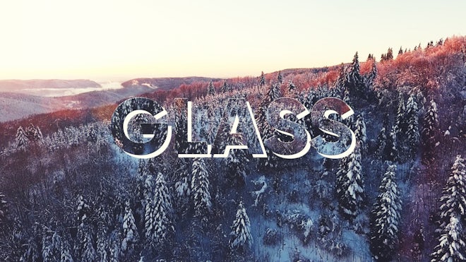 Simple Glass Slides Freebies template preview