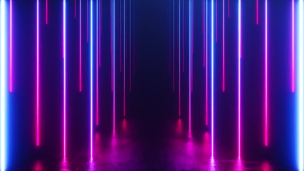 Blue And Purple Lights - Stock Motion Graphics | Motion Array