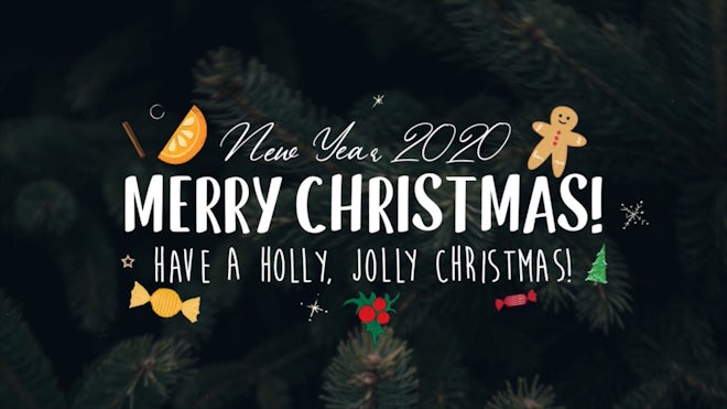 New Year And Christmas Pack Freebies template preview