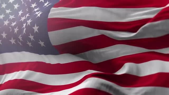 Realistic USA Flag: Stock Motion Graphics
