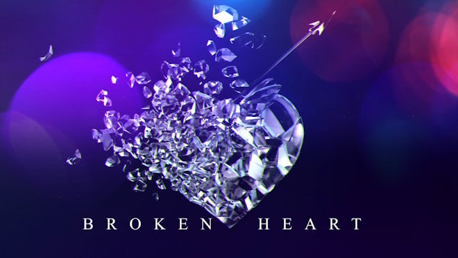 Broken Heart Promo Freebies template preview