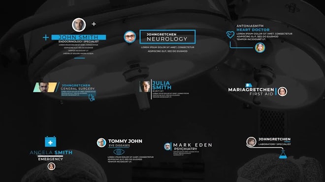 Medical Text Titles Freebies template preview