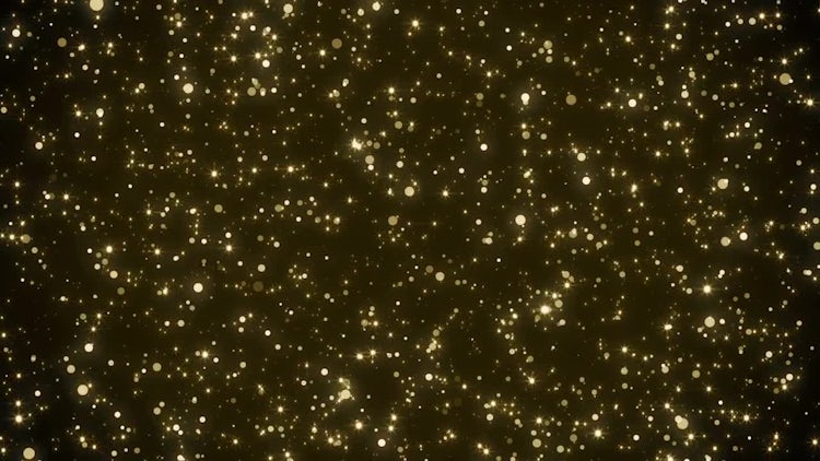 Gold Particles Background: Stock Motion Graphics