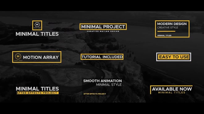 Minimal Titles Pack Freebies template preview