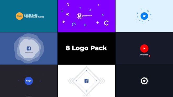 8 Logo Pack Freebies template preview