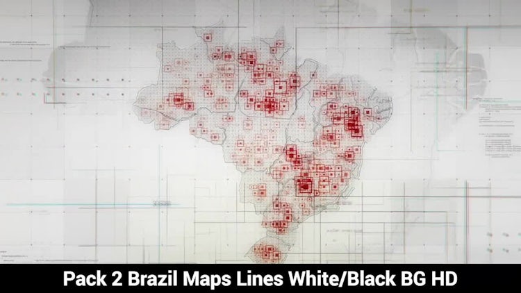 Brazil Maps: Stock Motion Graphics