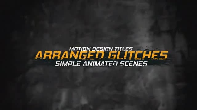 Dirty Titles 2: After Effects Templates