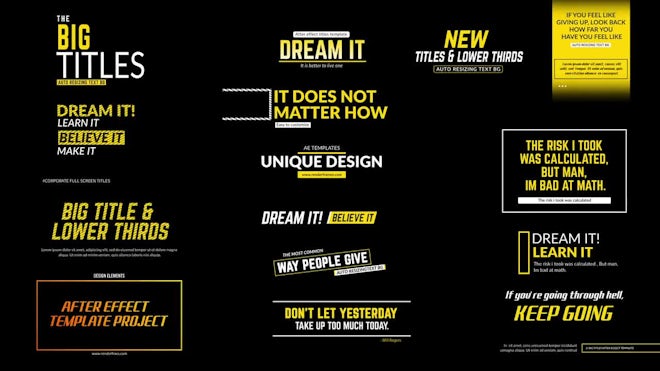 Big Titles  3.0 Freebies template preview