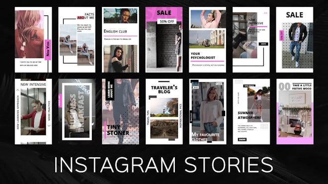 Instagram Stories Freebies template preview