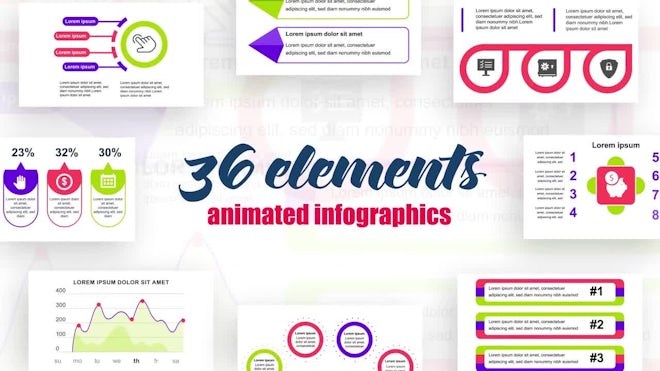 Infographics Vol.5 Freebies template preview