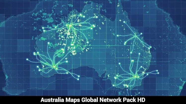 Australia Maps Network: Motion Graphics