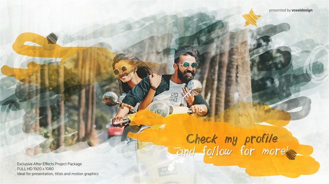 Scribble Show Title Freebies template preview