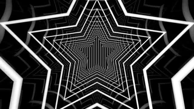 Star Tunnel Background: Stock Motion Graphics