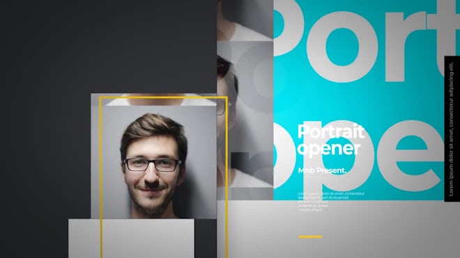 Portrait Opener Freebies template preview