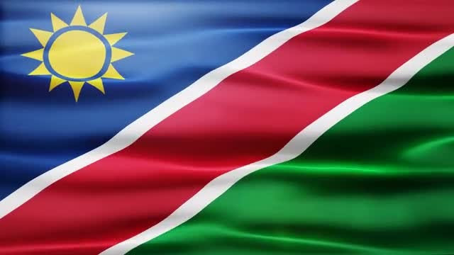 Namibia Flag: Stock Motion Graphics