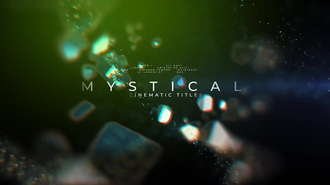 Mystical Film Opener Freebies template preview