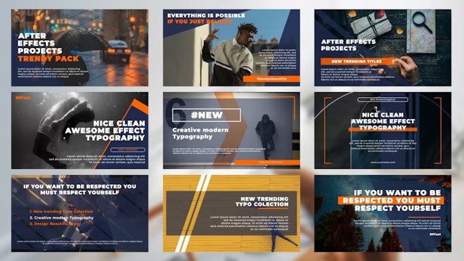 Typography - Creative V.3 Freebies template preview