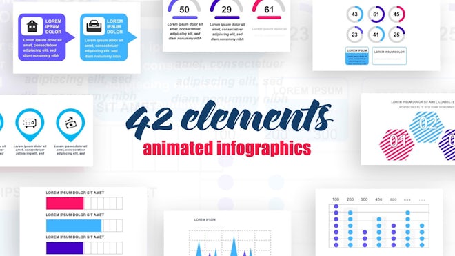 Infographics Vol.6 Freebies template preview