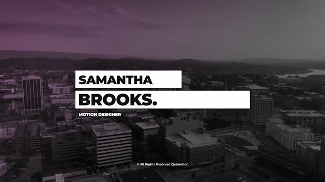 Minimal Lower Thirds Freebies template preview