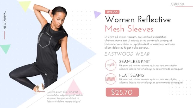 Modern Fashion Slideshow Freebies template preview