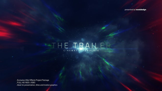 The Trailer Title Freebies template preview