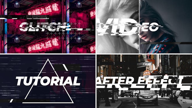 Glitch Opener Freebies template preview