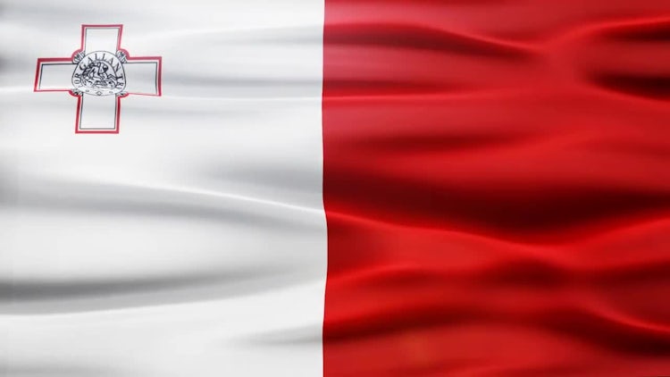 Malta Flag: Stock Motion Graphics