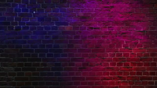 Colored Lights On Wall Background - Stock Motion Graphics | Motion Array