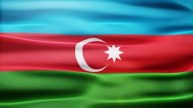Azerbaijan Flag: Stock Motion Graphics