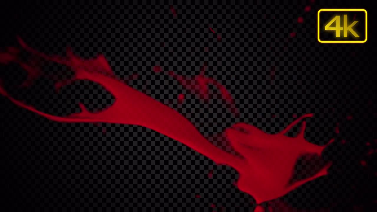 Splashing Blood Stock Motion Graphics Motion Array