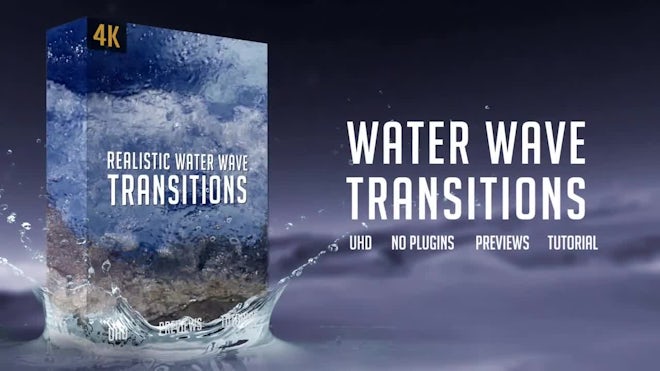 Water Wave Transitions | 4K Freebies template preview