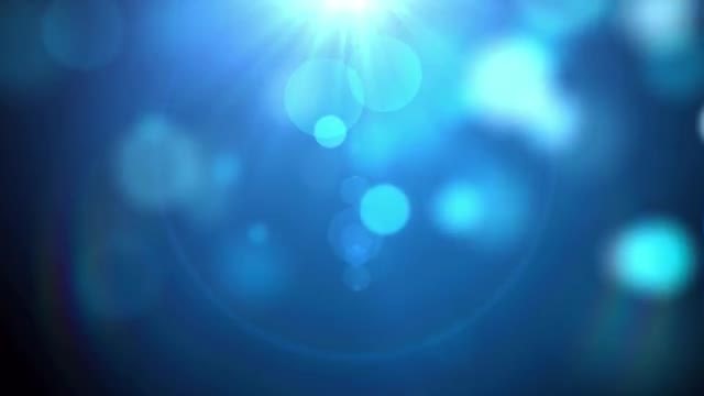 Blue Particle Rain: Stock Motion Graphics