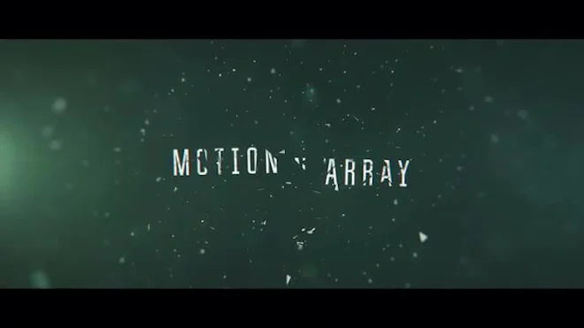 Cinematic Shatter Trailer After Effects Templates Motion Array