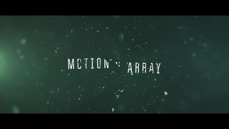 Cinematic Shatter Trailer: After Effects Templates