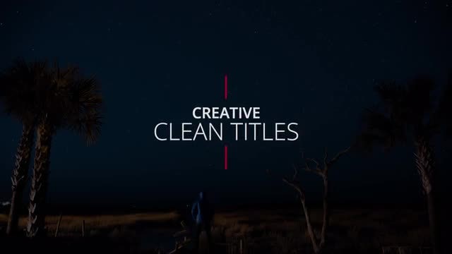 Creative Clean Titles: Premiere Pro Templates