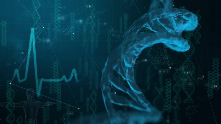 DNA Medical Background: Stock Motion Graphics