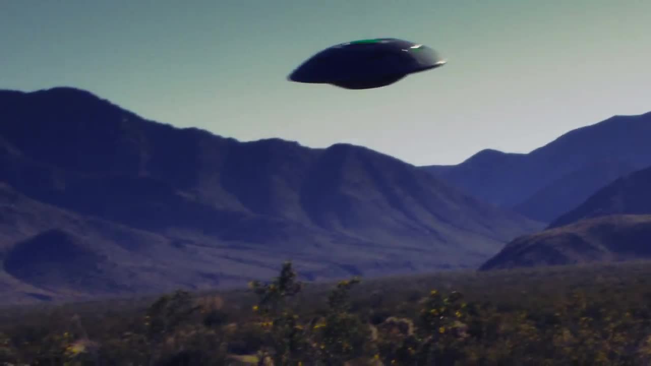 Flying Saucer - Stock Motion Graphics 