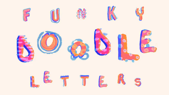 Stock Motion Graphics Animated Letters | Motion Array