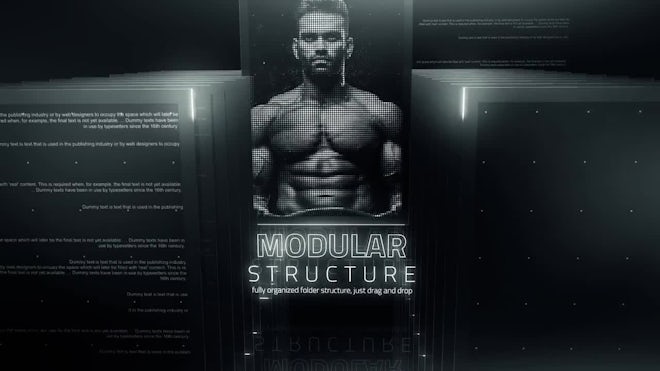 Dark Room Sports Cinematic Titles Freebies template preview