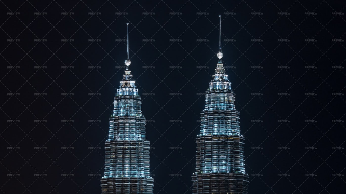 Petronas Twin Towers Stock Photos Motion Array