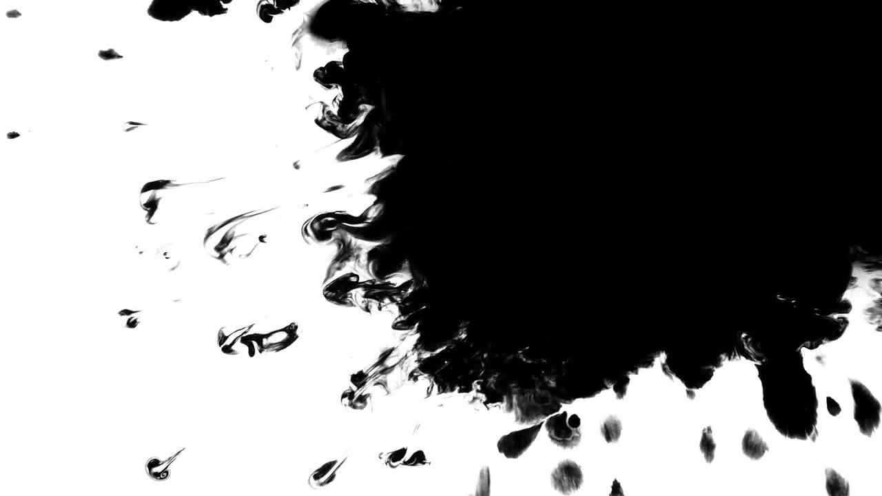 Ink Fills Screen Stock Video Motion Array