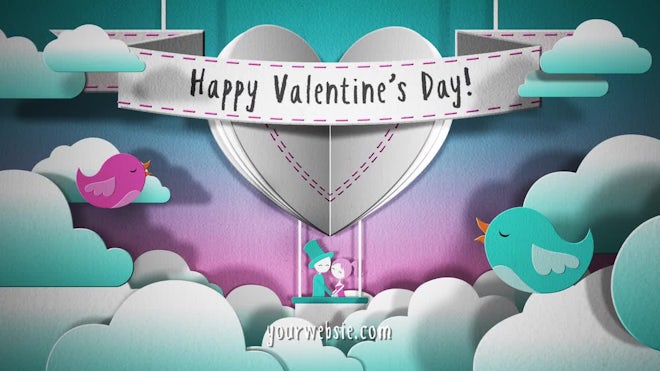 Valentines Day Card Freebies template preview