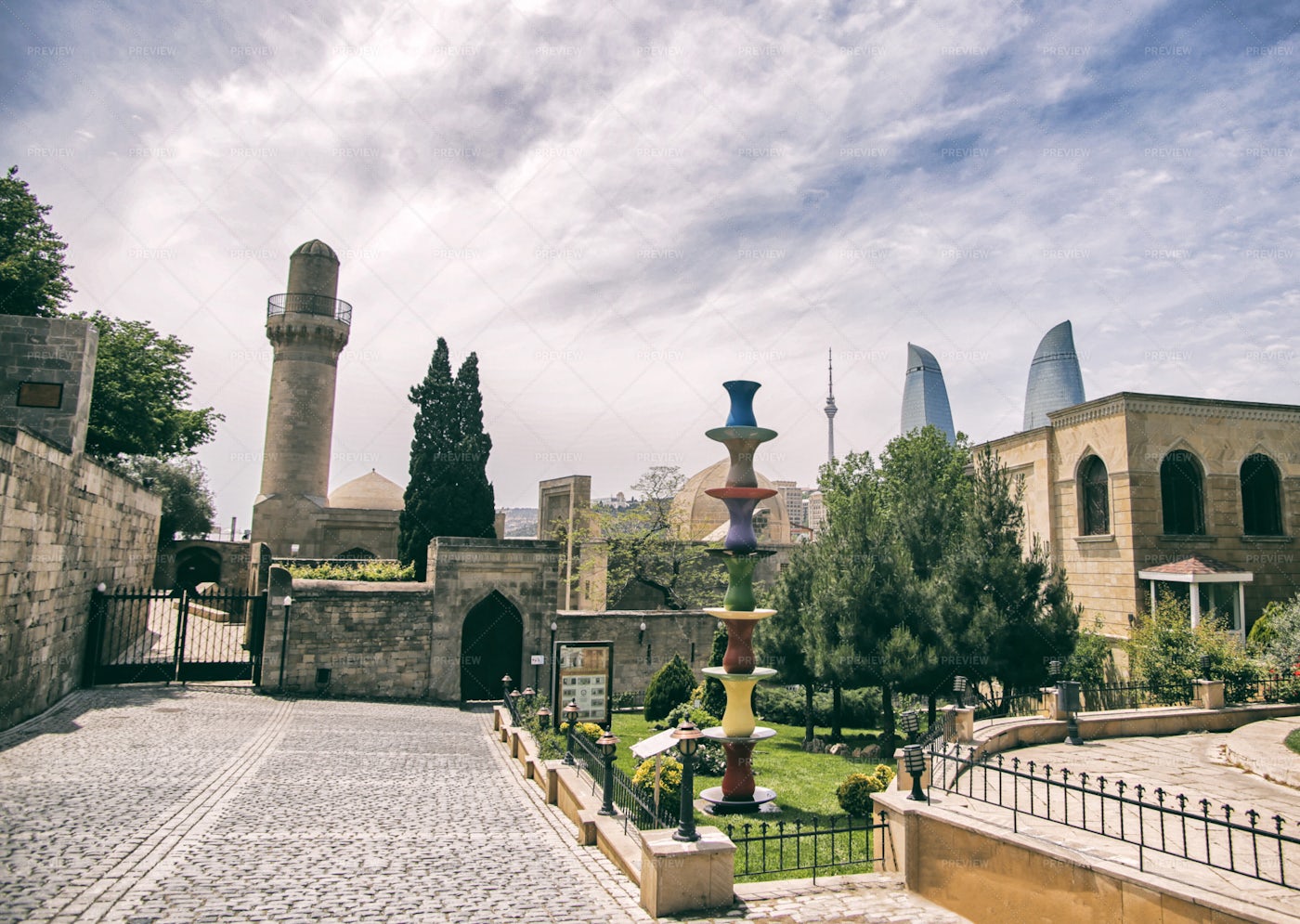 Old City, Baku: Stock Photos