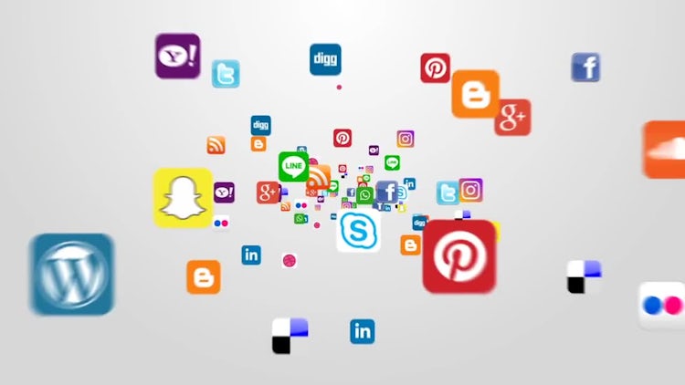 Social Logo Opener: After Effects Templates