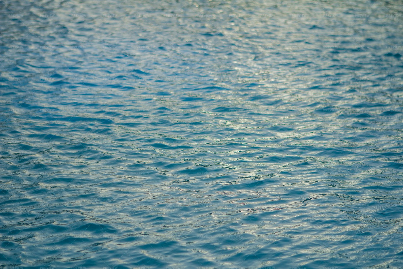 Ripples On The Blue Water: Stock Photos