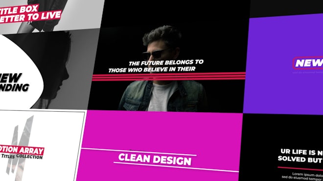 Titles Freebies template preview
