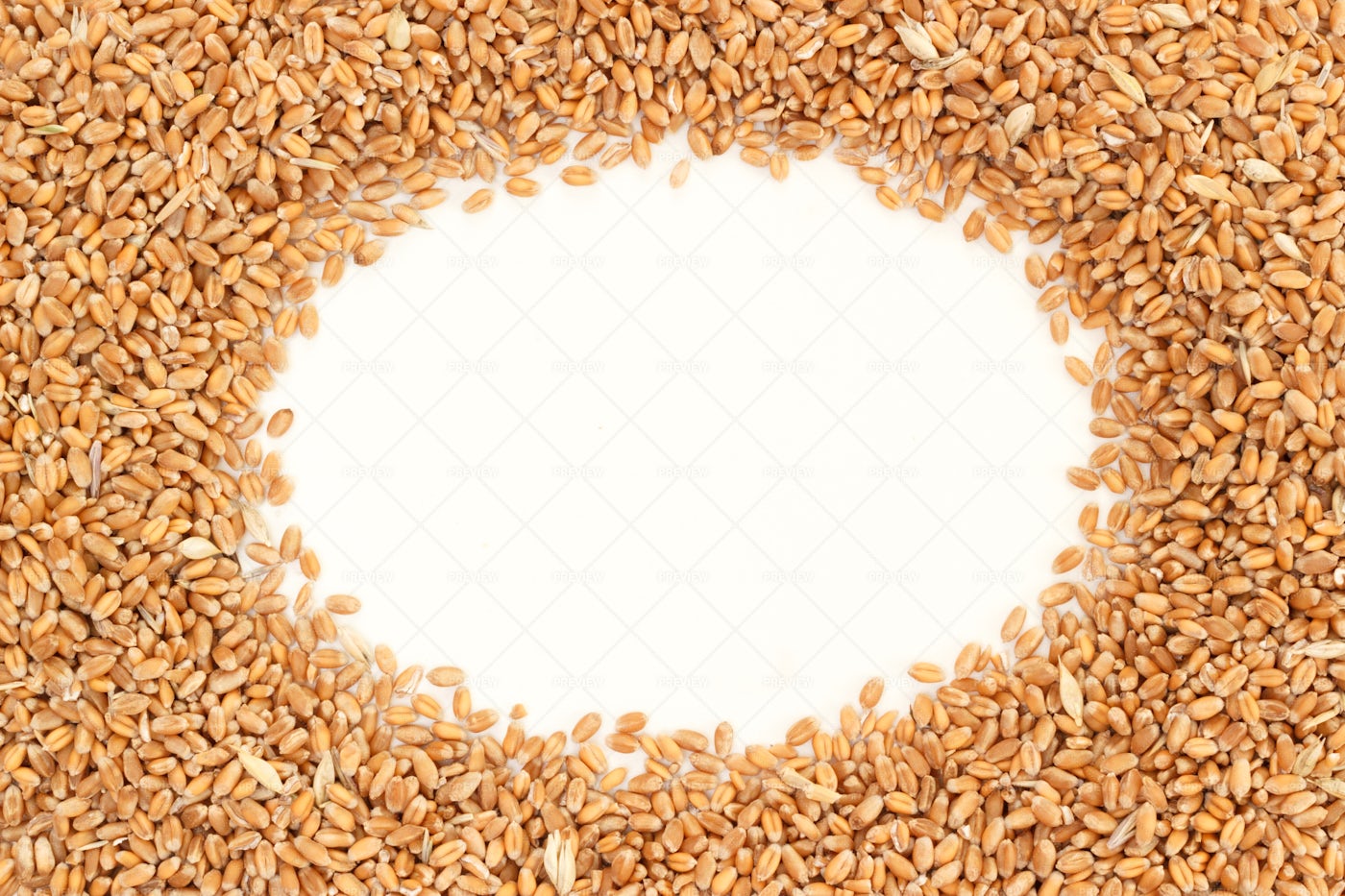 Wheat Seed Frame: Stock Photos