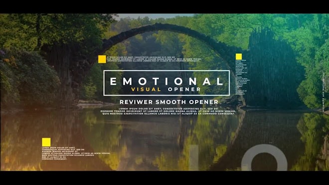 Smooth Typographic Opener Freebies template preview