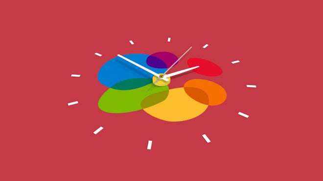 Wall Clock Logo Freebies template preview