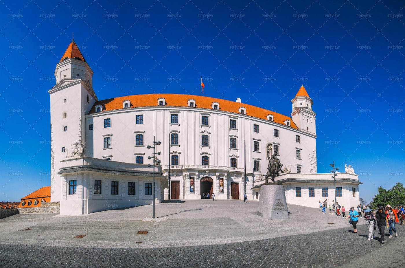 Bratislava Castle Panorama: Stock Photos